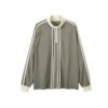 Half-Zip Stand Collar Sweatshirt
